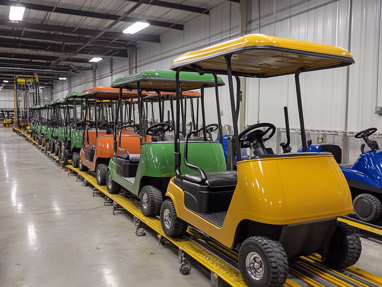 Global Manufacturing Benchmarks for Mini Golf Carts