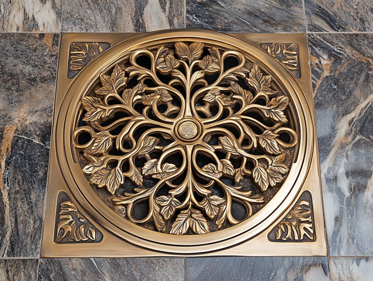 Global Market Trends for Classic Gold Shower Floor Drains in 2025