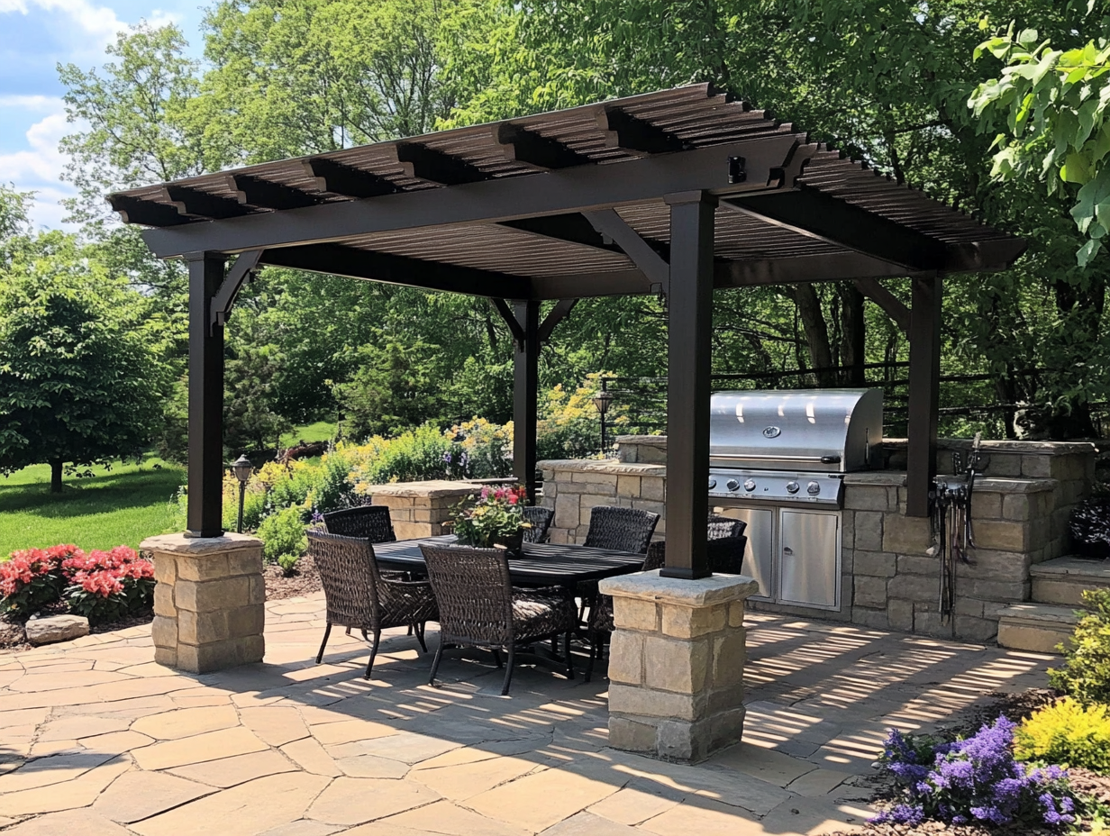 Elevate Your Outdoor Spaces with Innovative Wall Mounted Aluminium Pergolas