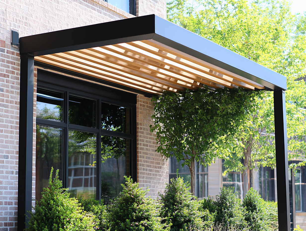 Elevate Your Outdoor Spaces with Innovative Wall Mounted Aluminium Pergolas