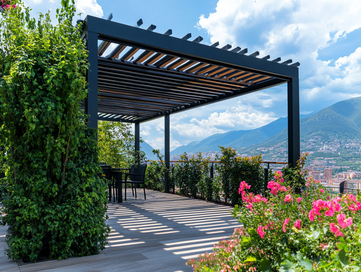 Elevate Your Outdoor Spaces with Innovative Wall Mounted Aluminium Pergolas