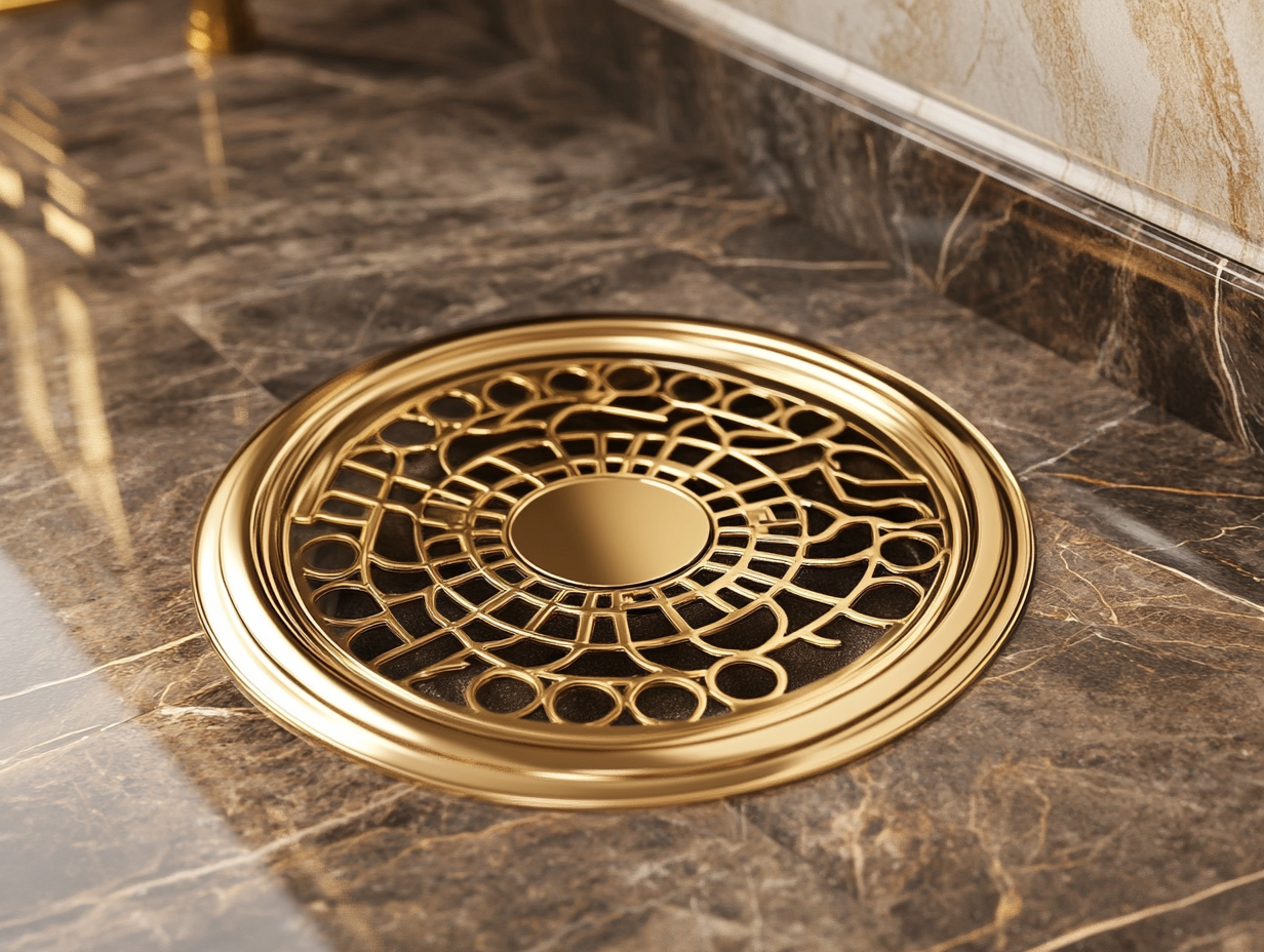 Exploring the Technical Specifications of Classic Gold Shower Floor Drain and Installation Guide