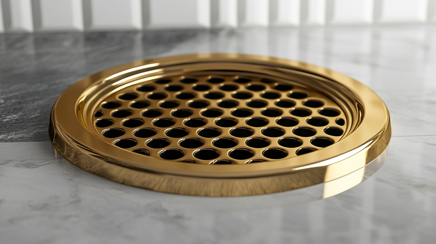 Unveiling Classic Gold Shower Floor Drain Features with 10 Essential Metrics for Optimal Performance