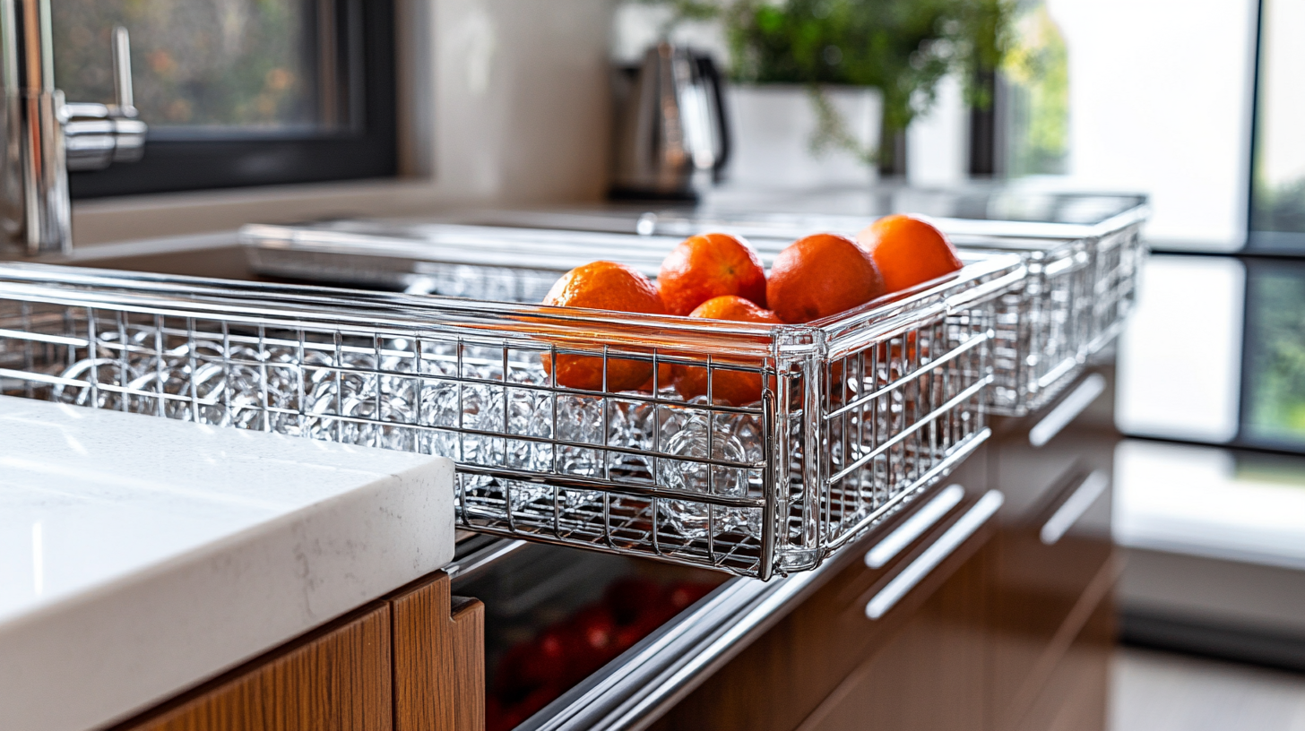 Discover the Elegance of High Quality Kitchen Crystal Glass Pull Out Baskets for Modern Homes