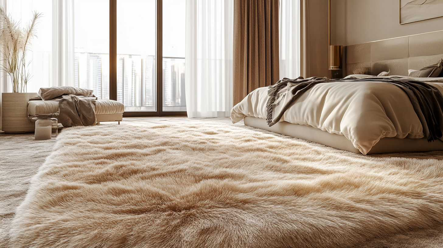 Transform Your Space with Luxurious Bedroom Fur Carpets for Global Buyers