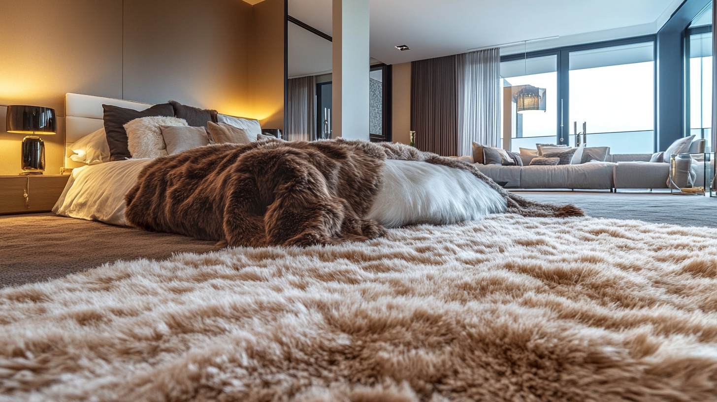 Transform Your Space with Luxurious Bedroom Fur Carpets for Global Buyers