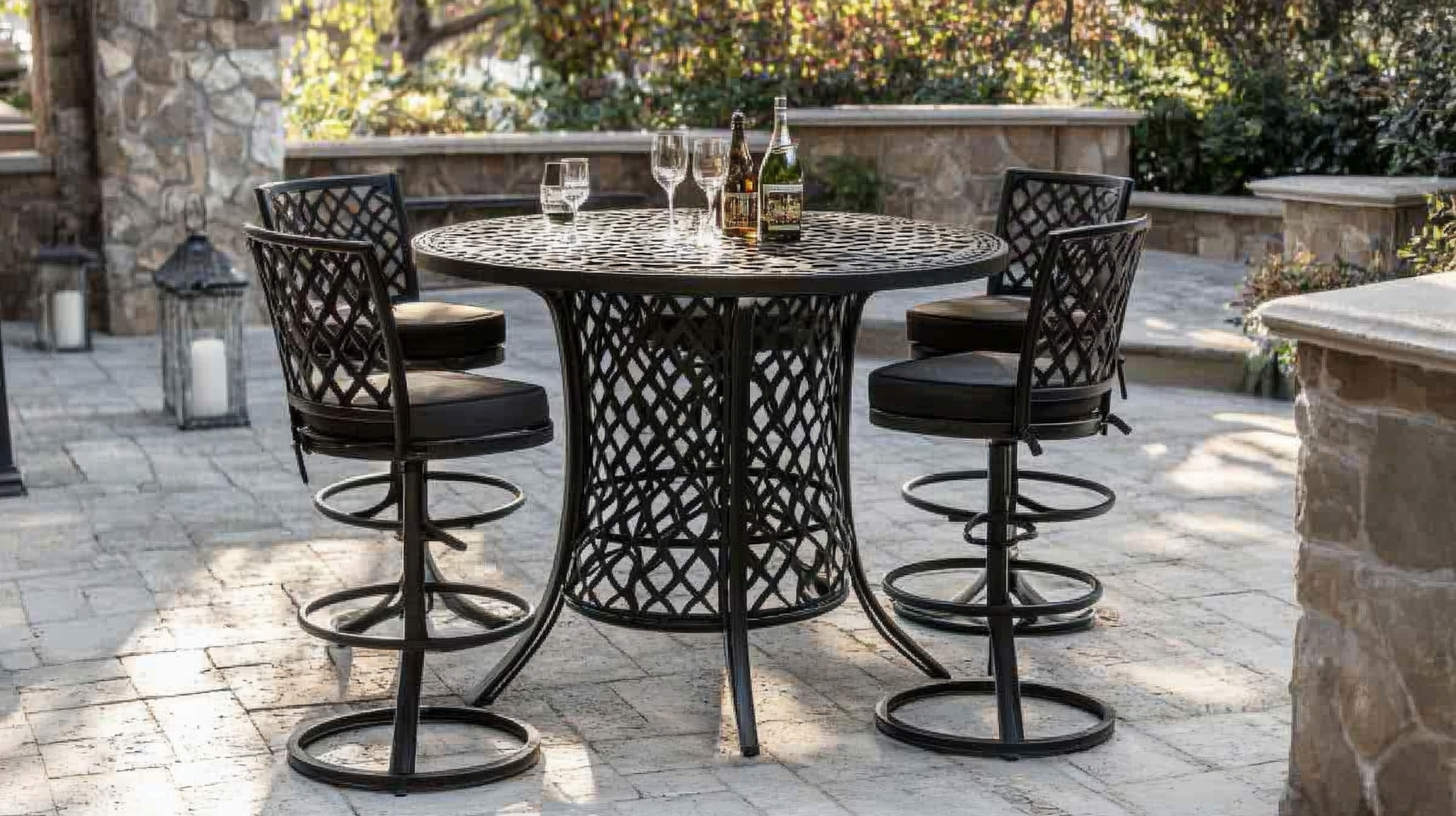 2025 Global Trends in Outdoor Furniture and How to Choose the Perfect Round Bar Table for Your Market