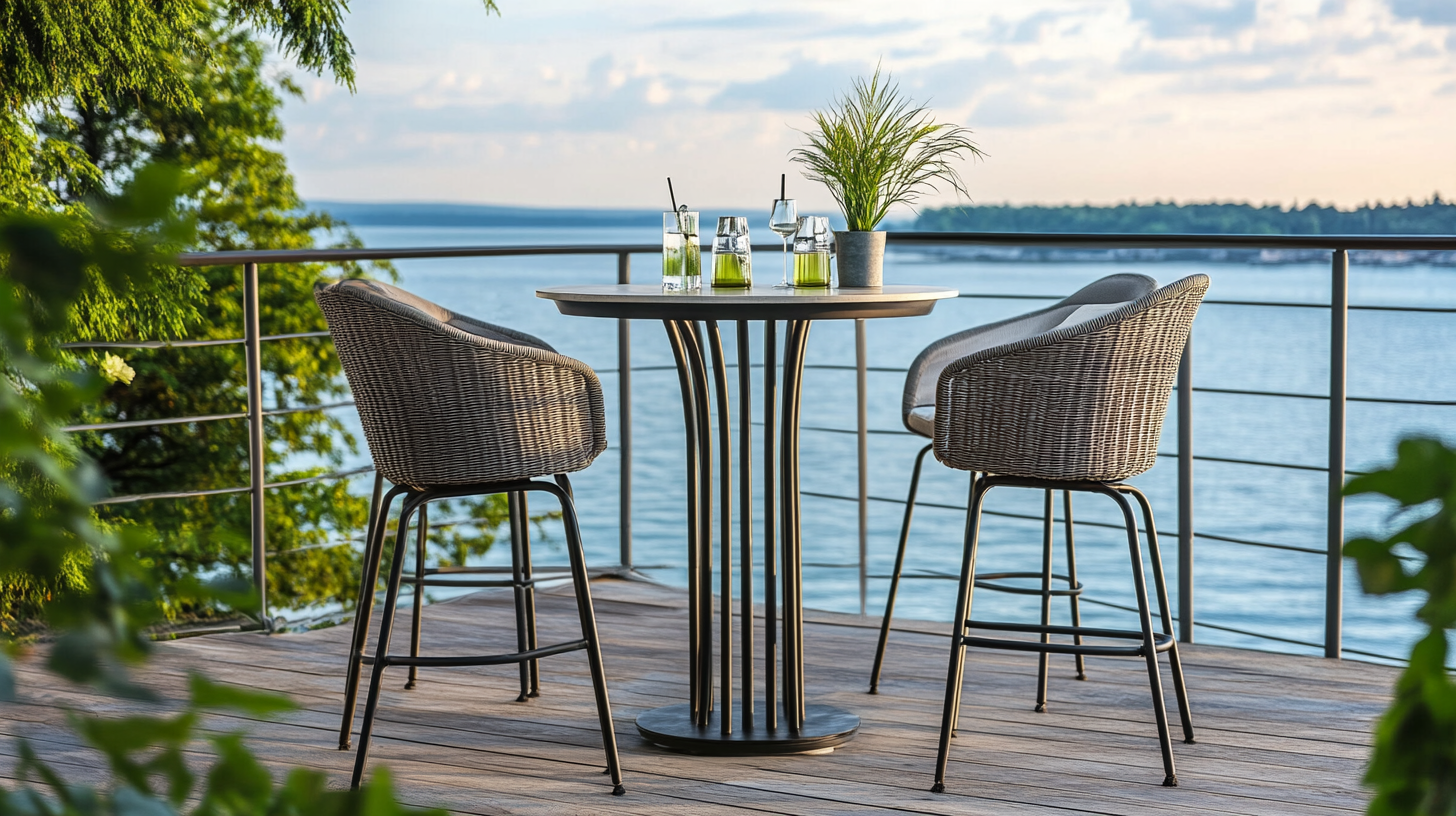 2025 Global Trends in Outdoor Furniture and How to Choose the Perfect Round Bar Table for Your Market