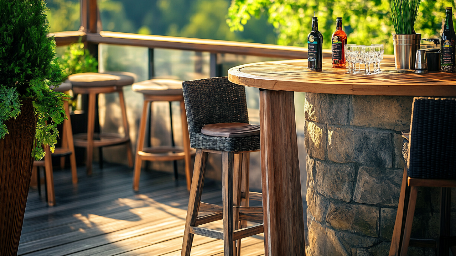 2025 Global Trends in Outdoor Furniture and How to Choose the Perfect Round Bar Table for Your Market