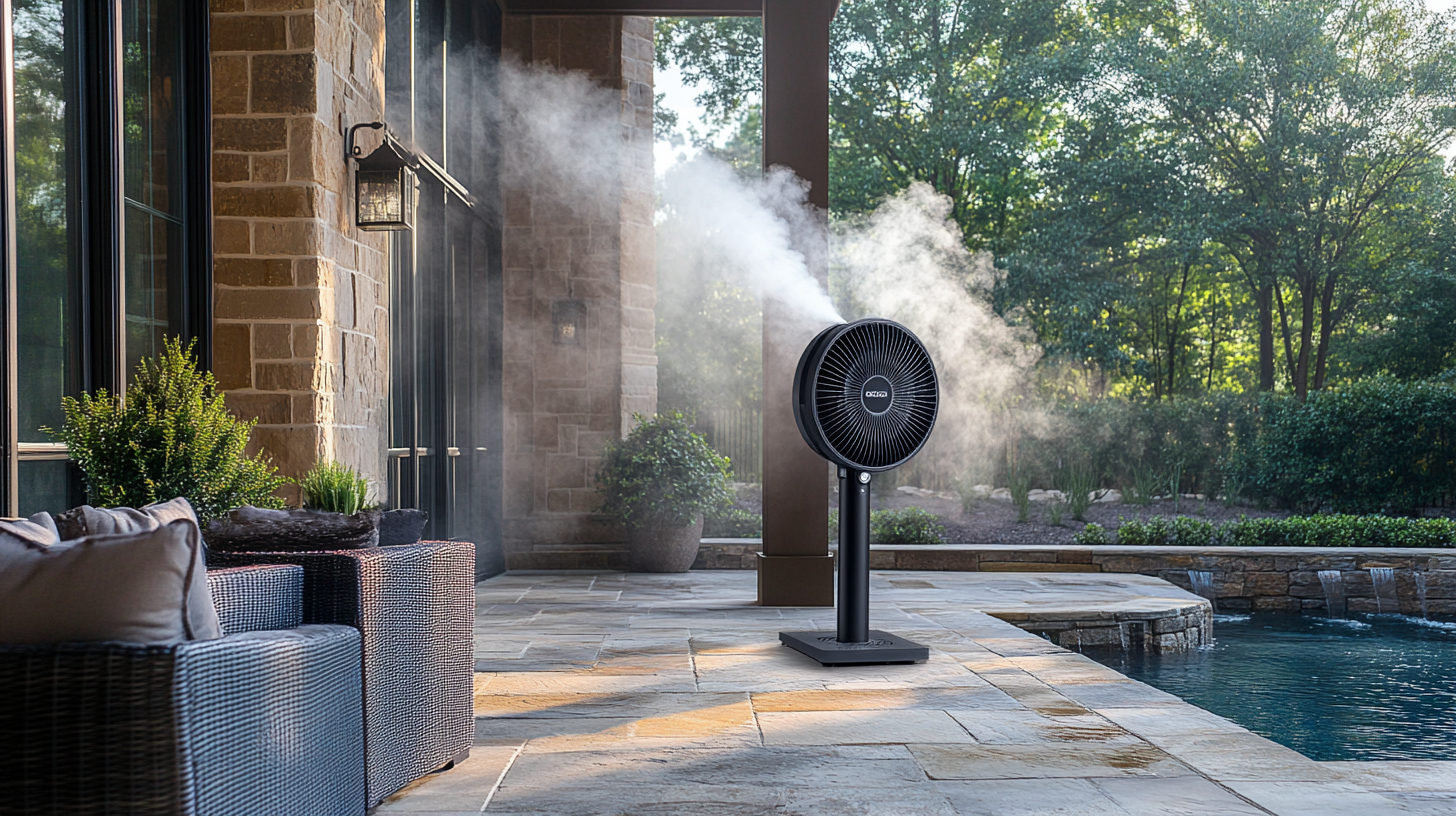 Elevate Your Outdoor Spaces Year Round with Innovative Outdoor Mist Fans Using Advanced Cooling Technologies