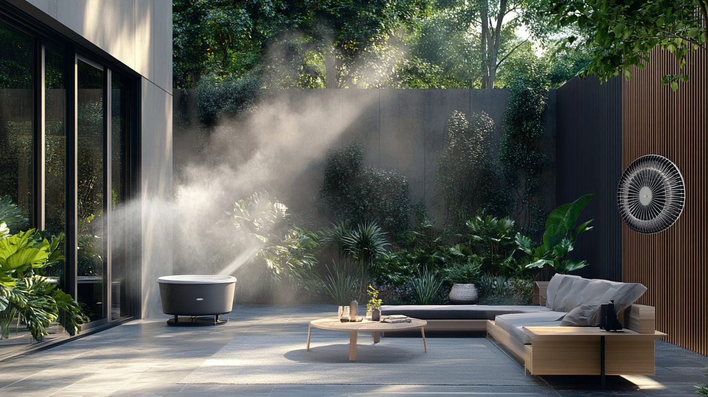 Elevate Your Outdoor Spaces Year Round with Innovative Outdoor Mist Fans Using Advanced Cooling Technologies