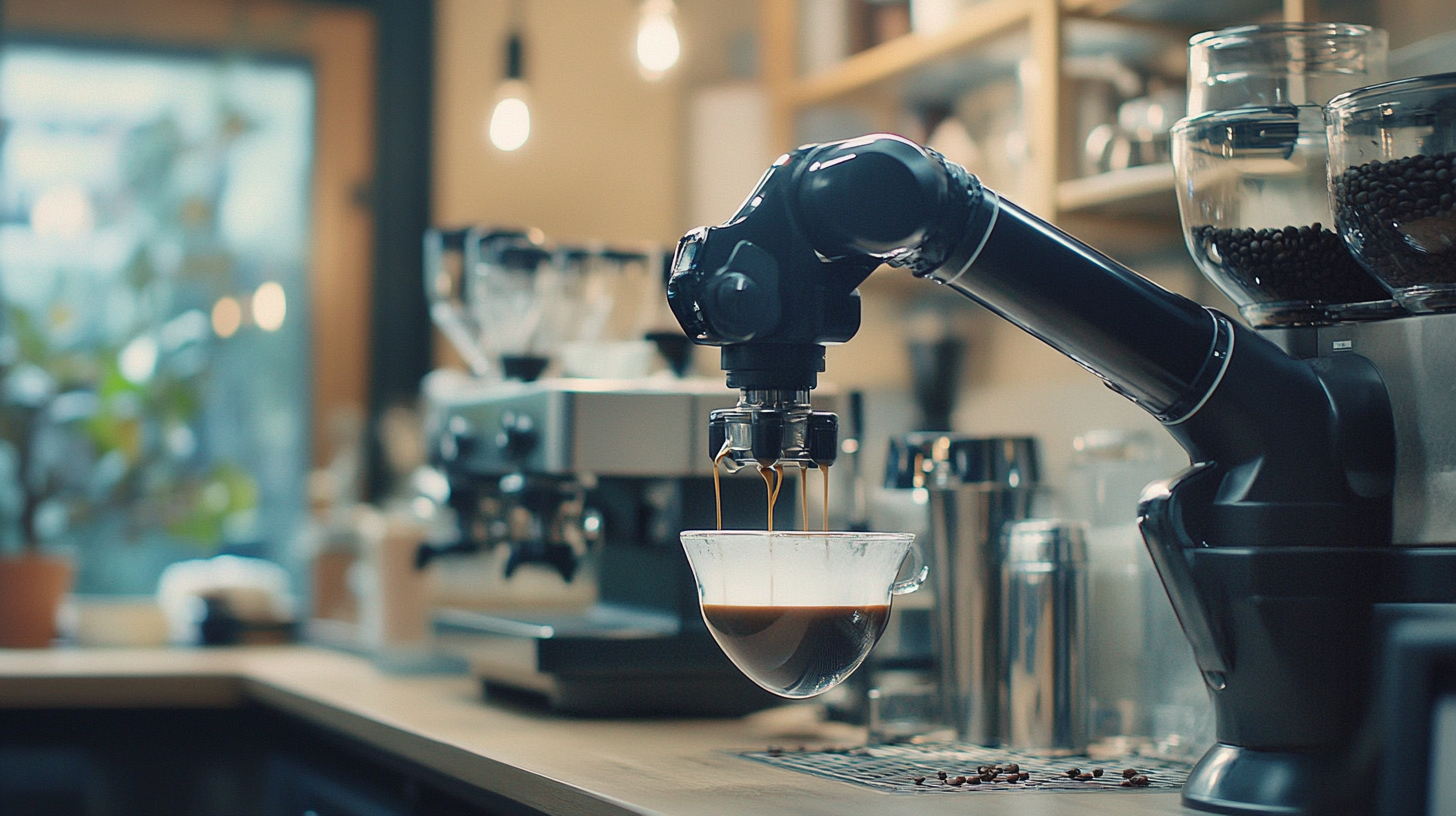 Die Evolution der Kaffeezubereitung mit Barista-Robotern in modernen Cafés