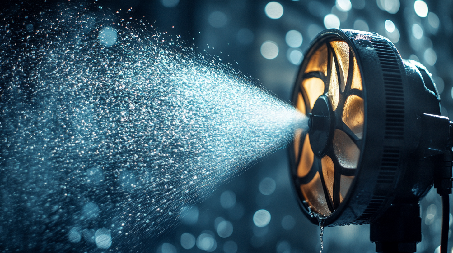 Evaluating Water Spray Fans: Which Design Offers the Best Cooling Efficiency?