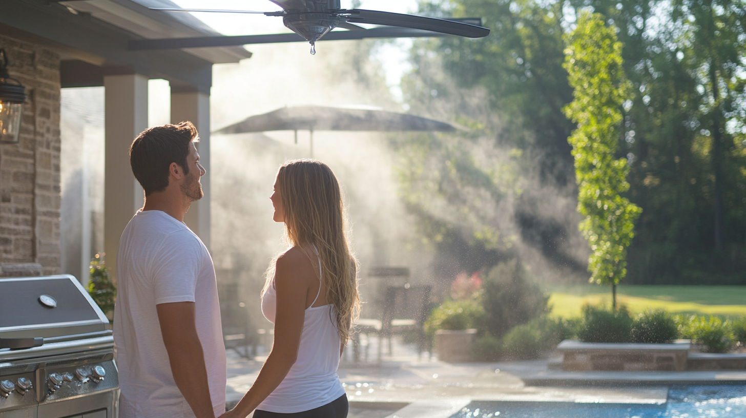 Maximizing Outdoor Comfort with Innovative Water Spray Fans A Game Changer in Hot Weather Solutions