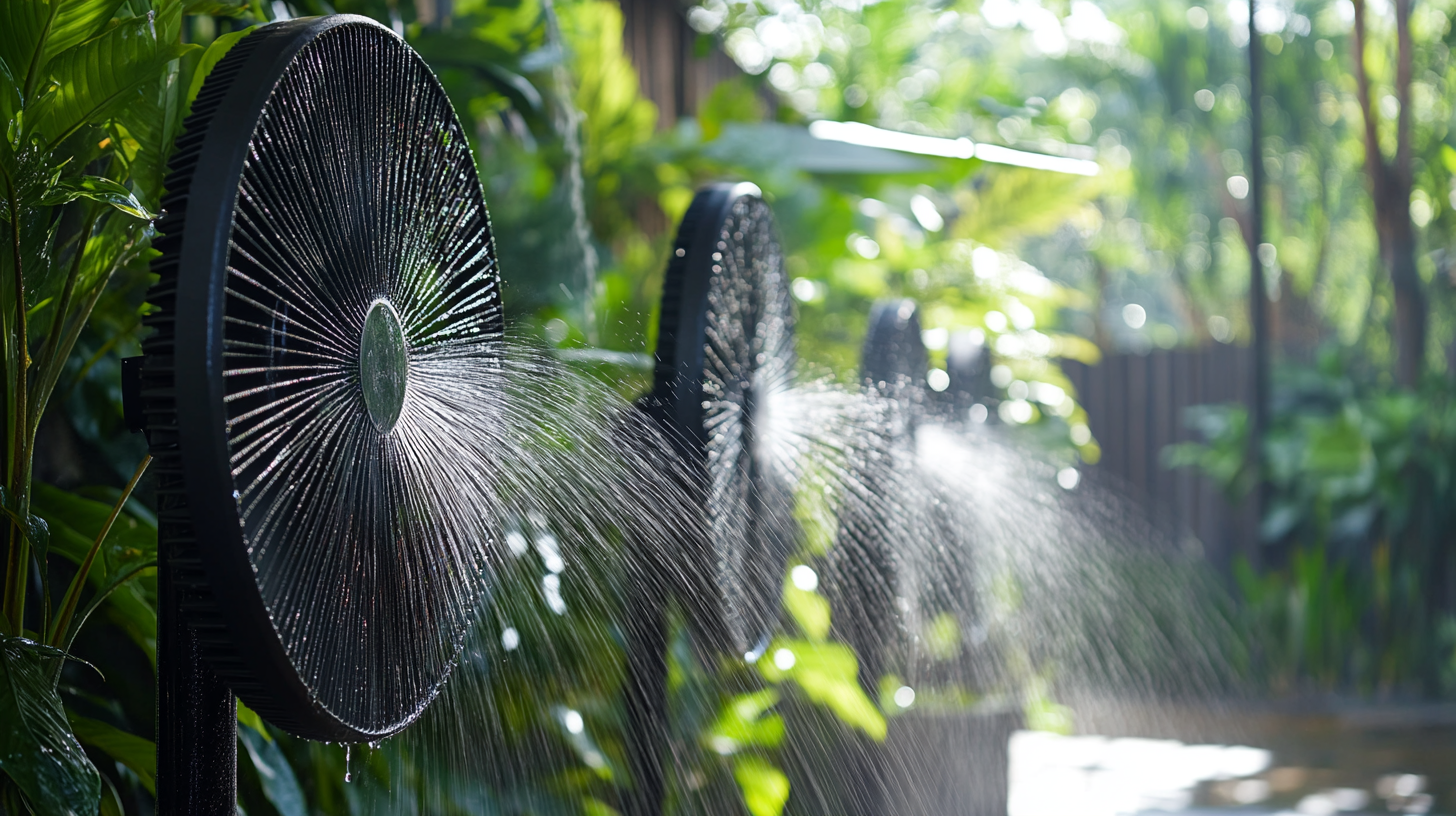 Maximizing Outdoor Comfort with Innovative Water Spray Fans A Game Changer in Hot Weather Solutions