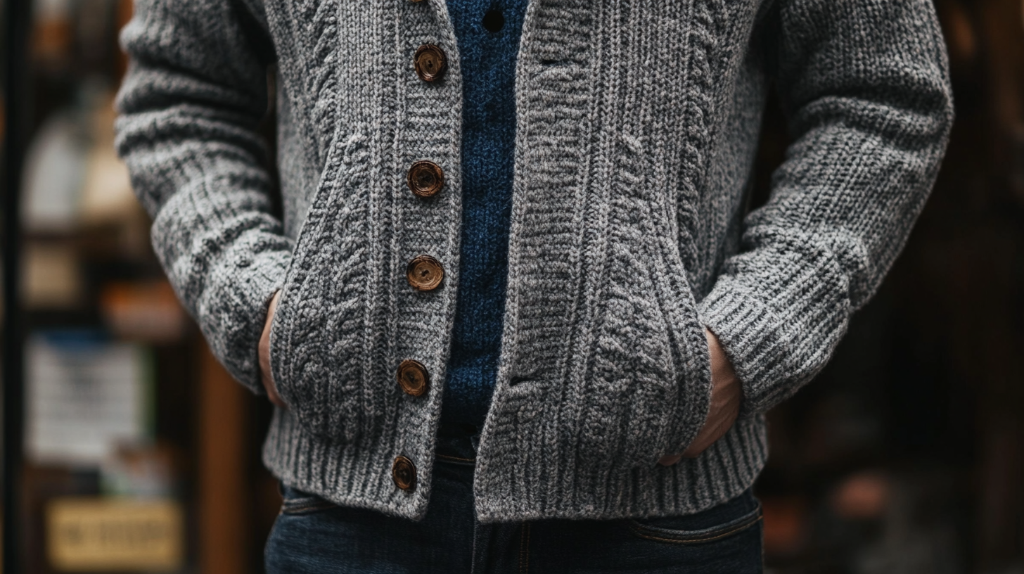 How to Elevate Your Wardrobe with Stylish Mens Knit Cardigans