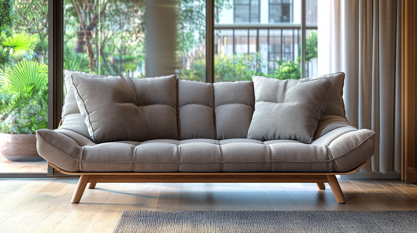 Transform Your Space with Our Premium Futon Sofa Bed: Crafted in China for Global Comfort