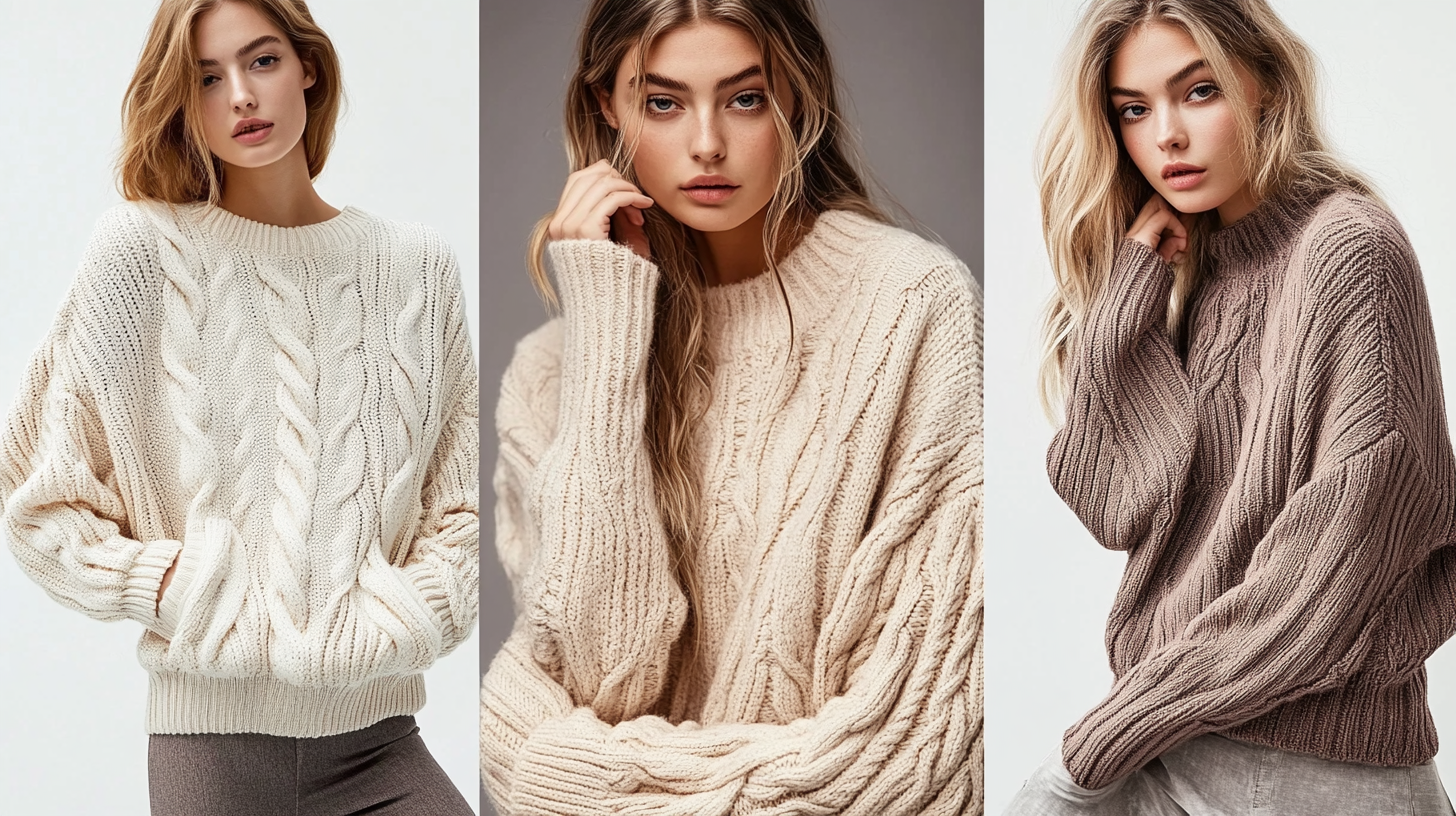 Discover the Latest Trends in Cable Knit Sweatshirts at the 2025 Canton Fair