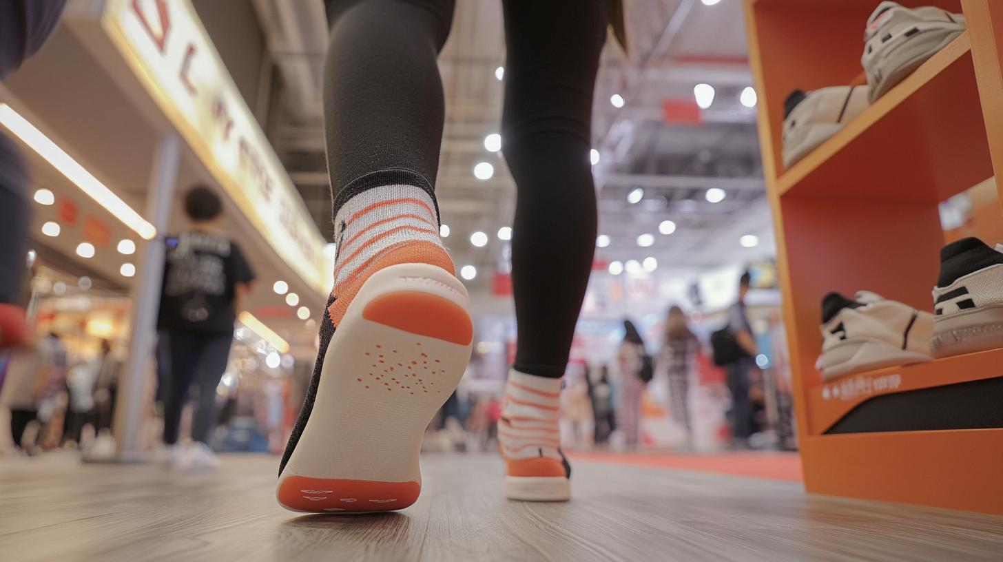 Global Buyers Discover Innovative Anti Slip Socks at the 137th Canton Fair in Guangzhou