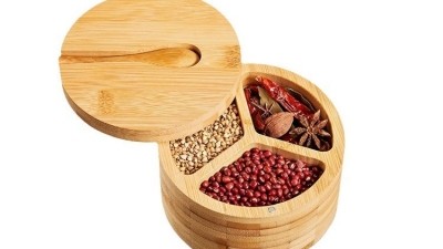 Multi-Grid Bamboo Salt Jar Seasoning Box Kitchen Seasoning Storage With Lid And Spoon Simple Multi-Functional Fashion Jar (1).jpg
