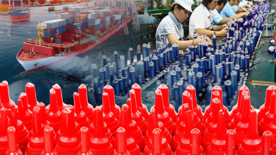 China Manufacturing Thrives Amidst US China Tariff Wars with Best Spout Cap Screwed