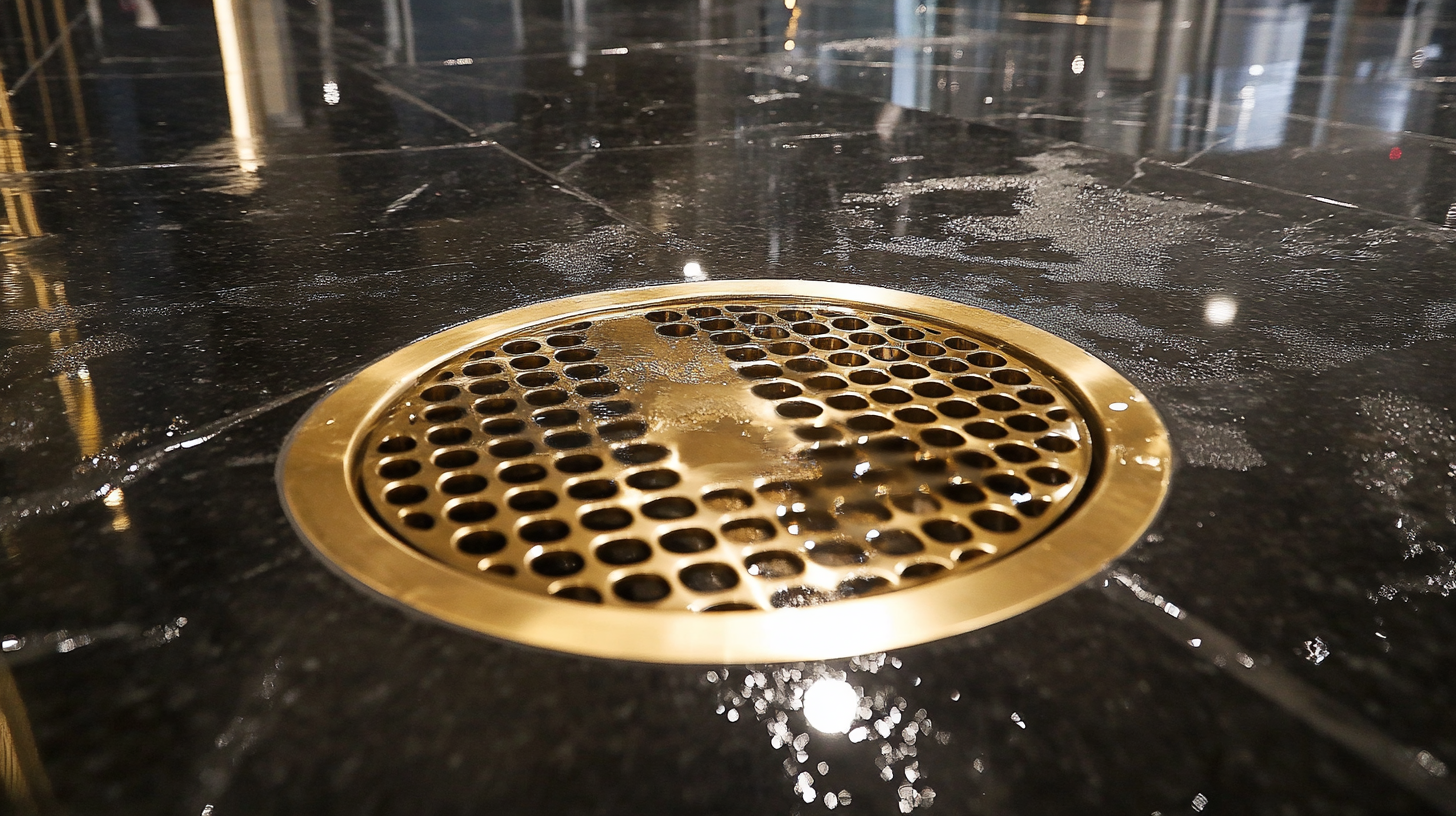 Top 10 Classic Gold Shower Floor Drain Manufacturers from China at the 137th Canton Fair