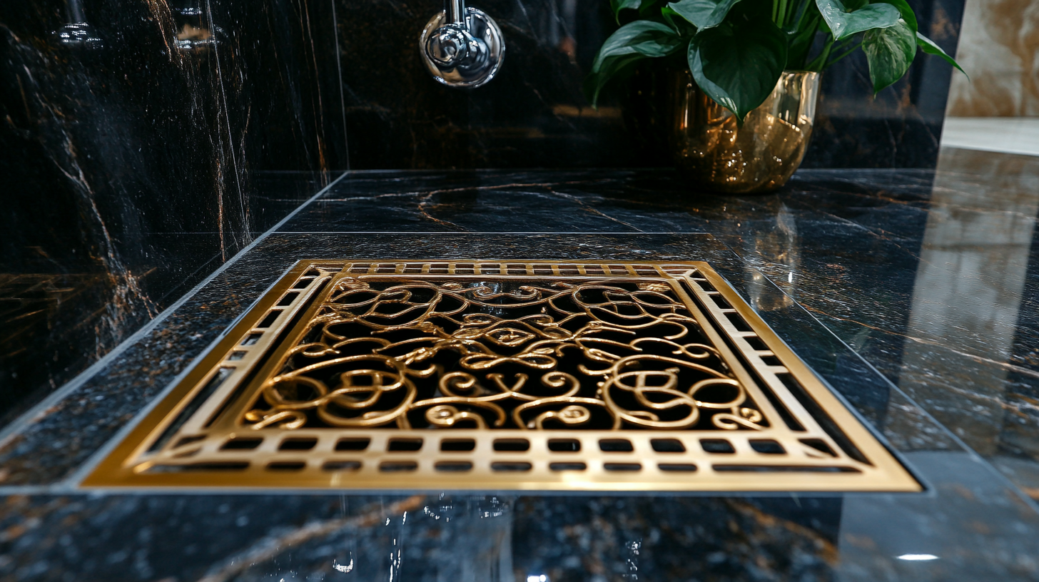 Top 10 Classic Gold Shower Floor Drain Manufacturers from China at the 137th Canton Fair