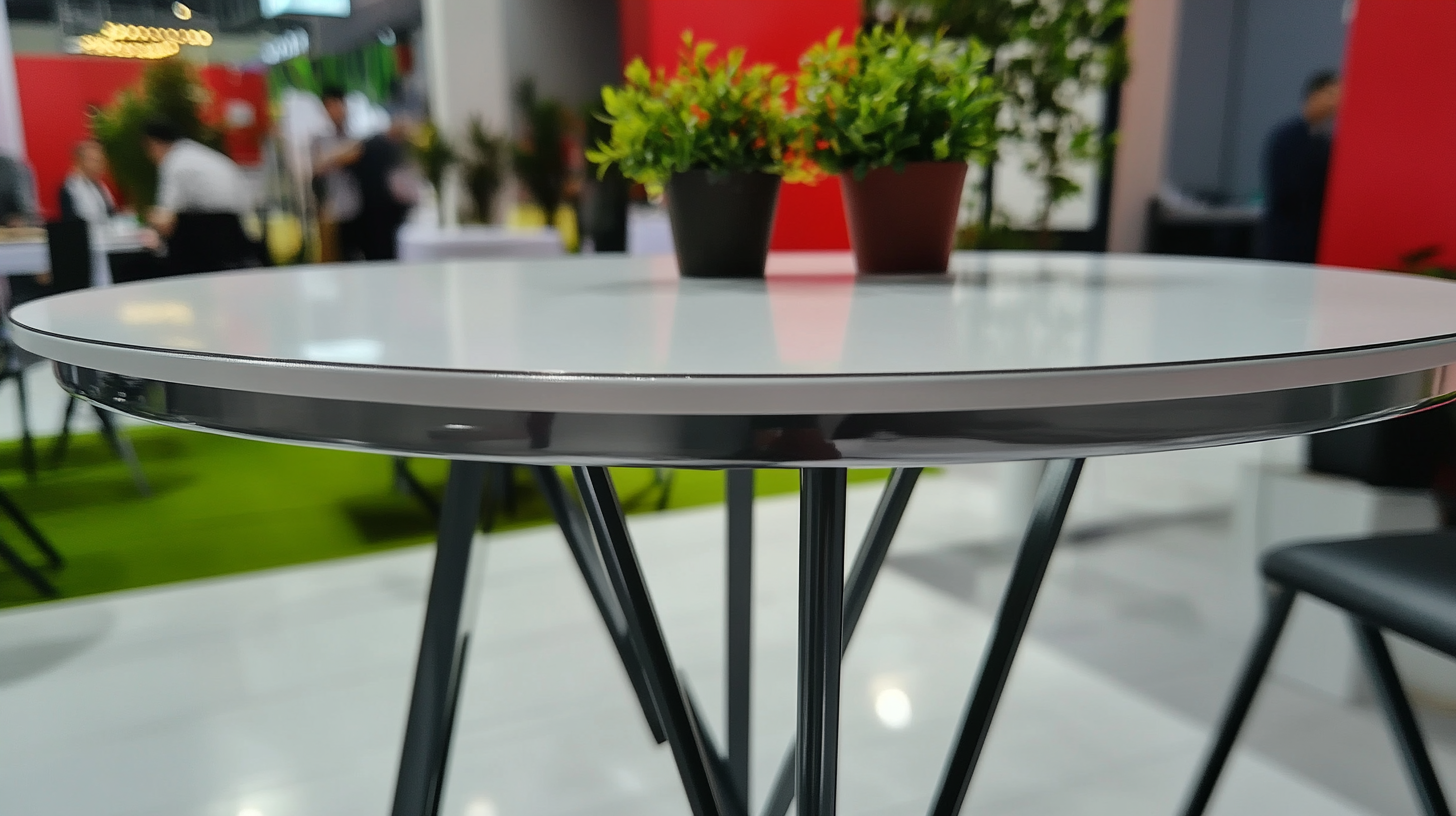 Top 10 Manufacturers of Zinc Alloy Flap Hinge Folding Tables in China at the 137th Canton Fair