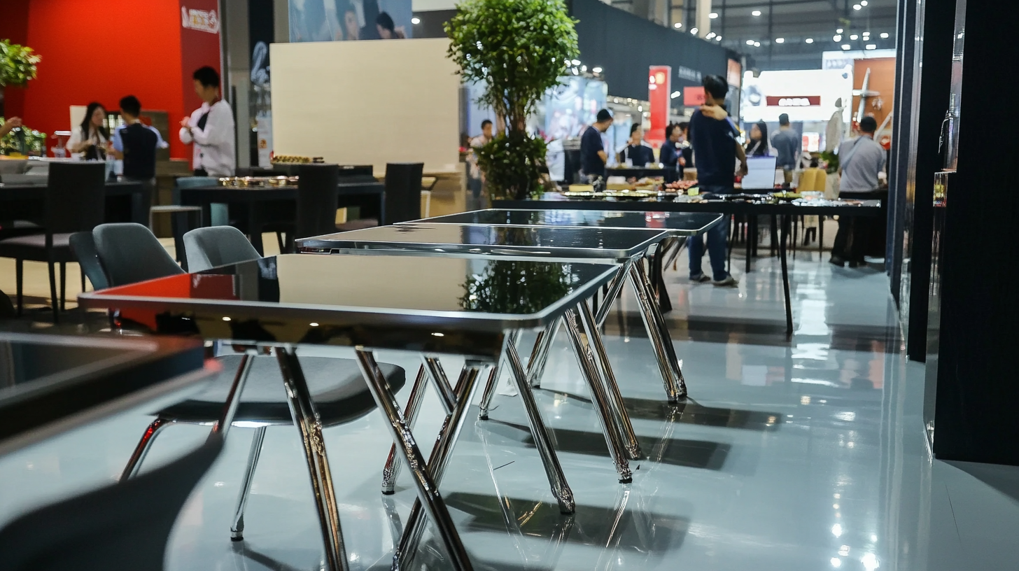Top 10 Manufacturers of Zinc Alloy Flap Hinge Folding Tables in China at the 137th Canton Fair