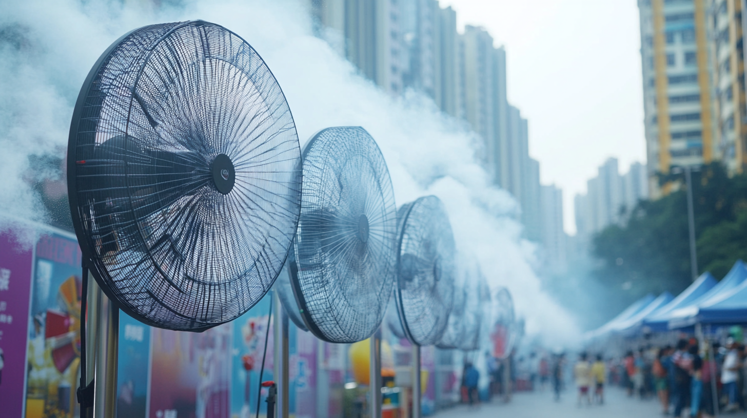 Top 10 Outdoor Mist Fan Manufacturers from China at the 137th Canton Fair