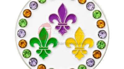 Custom Colorful Rhinestone Golf Ball Marker .jpg