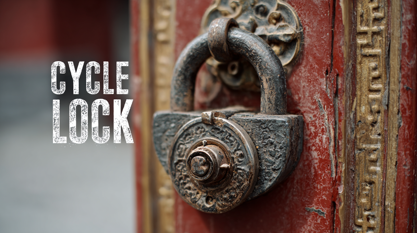 China Manufacturing Leading the Way in Quality Global Trust for the Best Cycle Lock