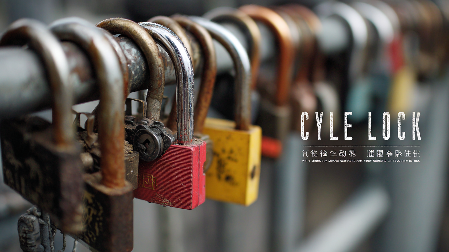 China Manufacturing Leading the Way in Quality Global Trust for the Best Cycle Lock