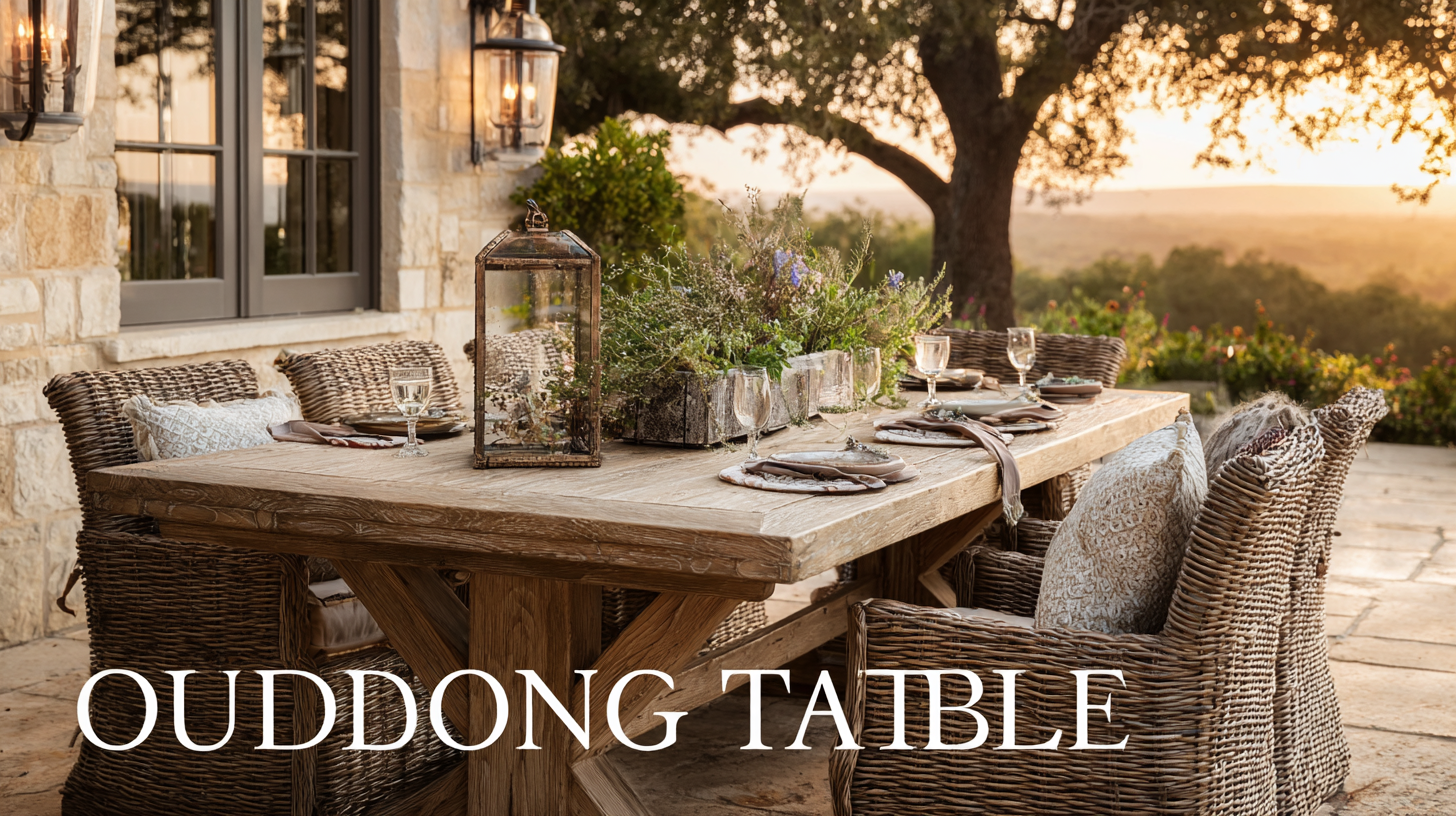 How to Choose the Best Outdoor Dining Table for Your Global Sourcing Needs
