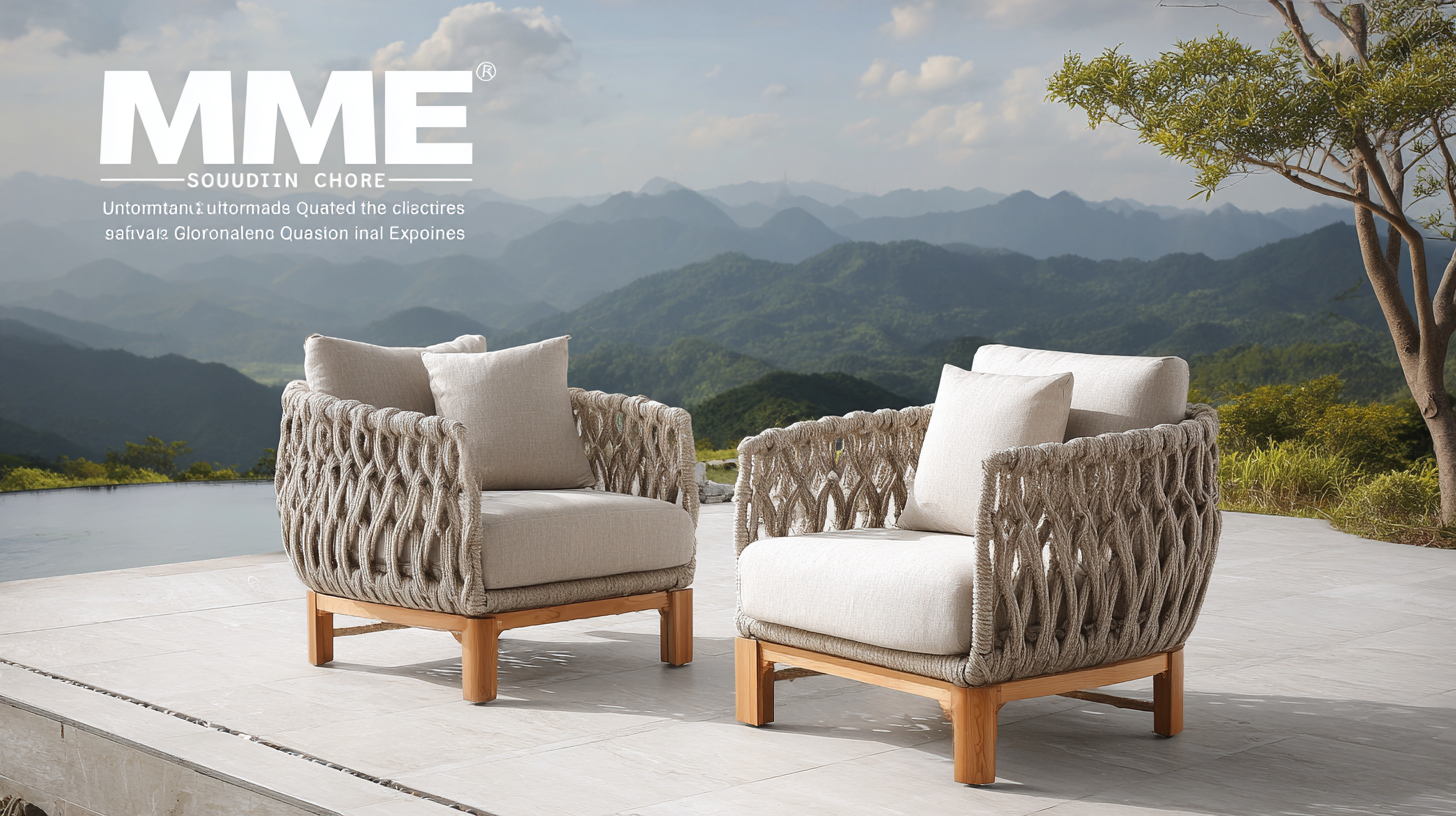 Unmatched Quality in Outdoor Seating Crafted in China for Global Excellence