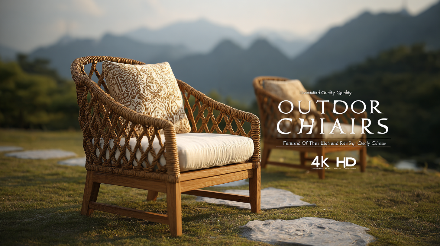Unmatched Quality in Outdoor Seating Crafted in China for Global Excellence