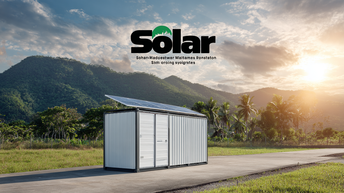 Choosing the Right Manufacturer: Top Solutions for the Best Solar Power Storage Systems