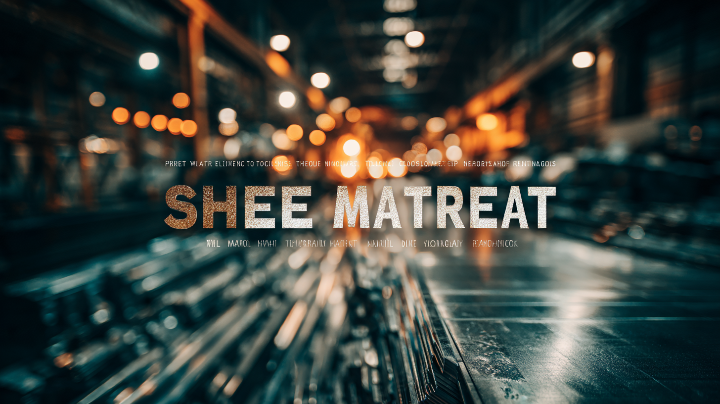 Exploring Future Technologies in Best Sheet Metal Manufacturing for Global Buyers 2025