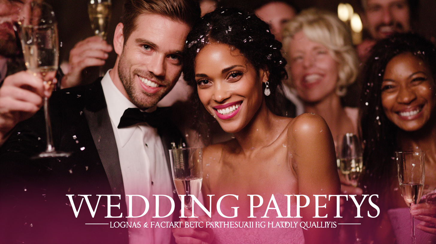 Leading Global Factory for the Best Wedding Party Supplies with Unmatched Quality