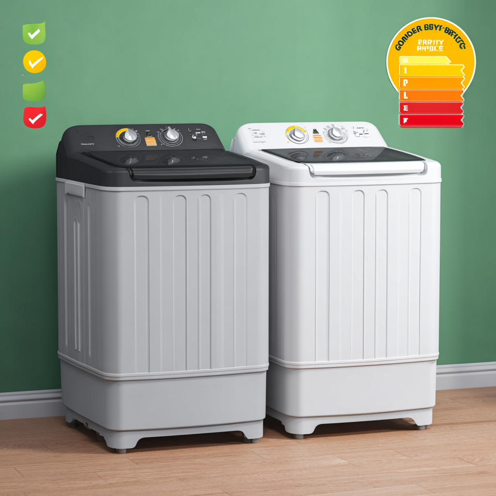Comparativa de las Mejores Lavadoras Semiautomáticas del Mercado en 2023 con Datos de Eficiencia Energética