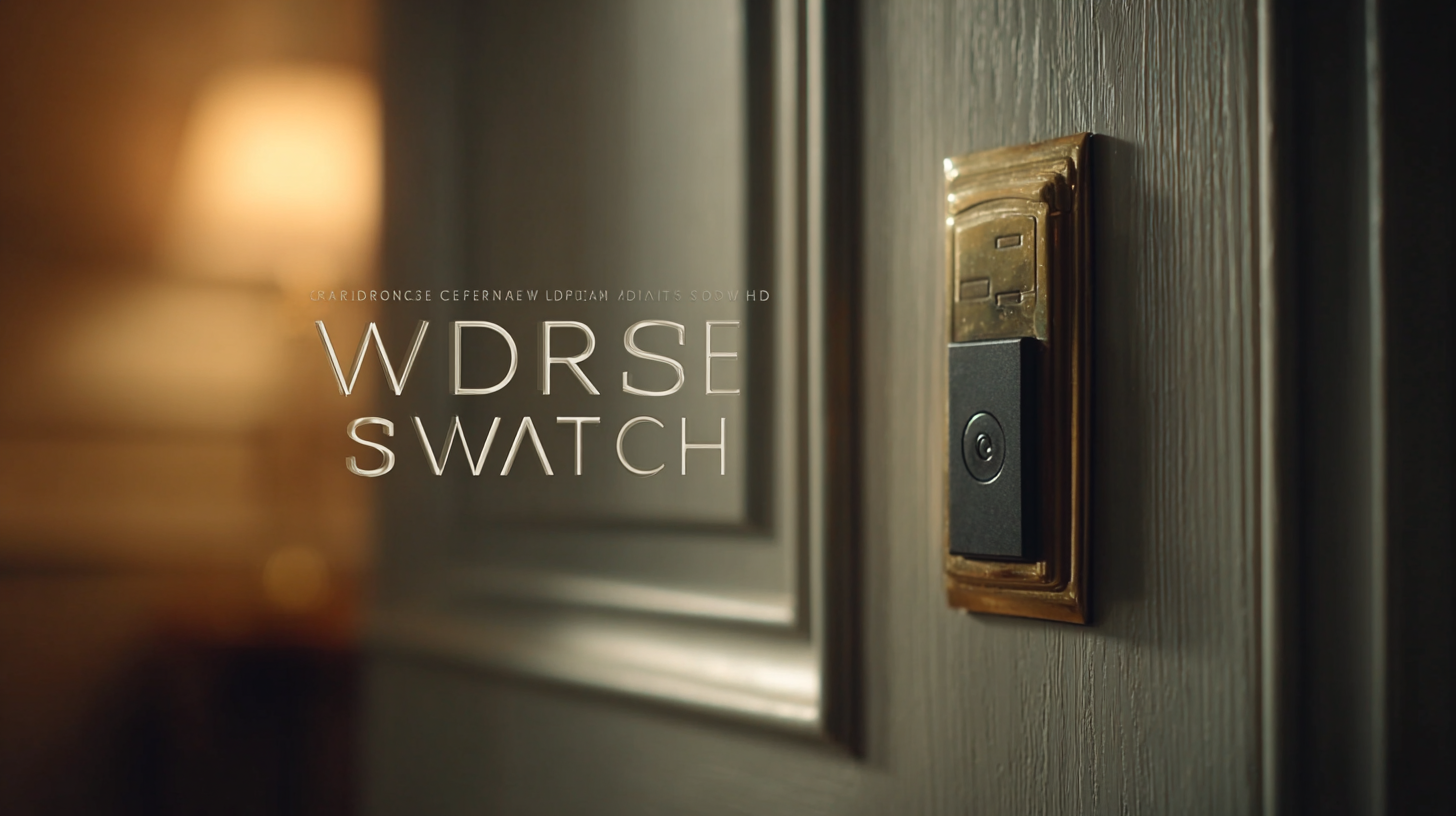 How to Ensure Export Certification for the Best Wardrobe Door Switch in Your Industry