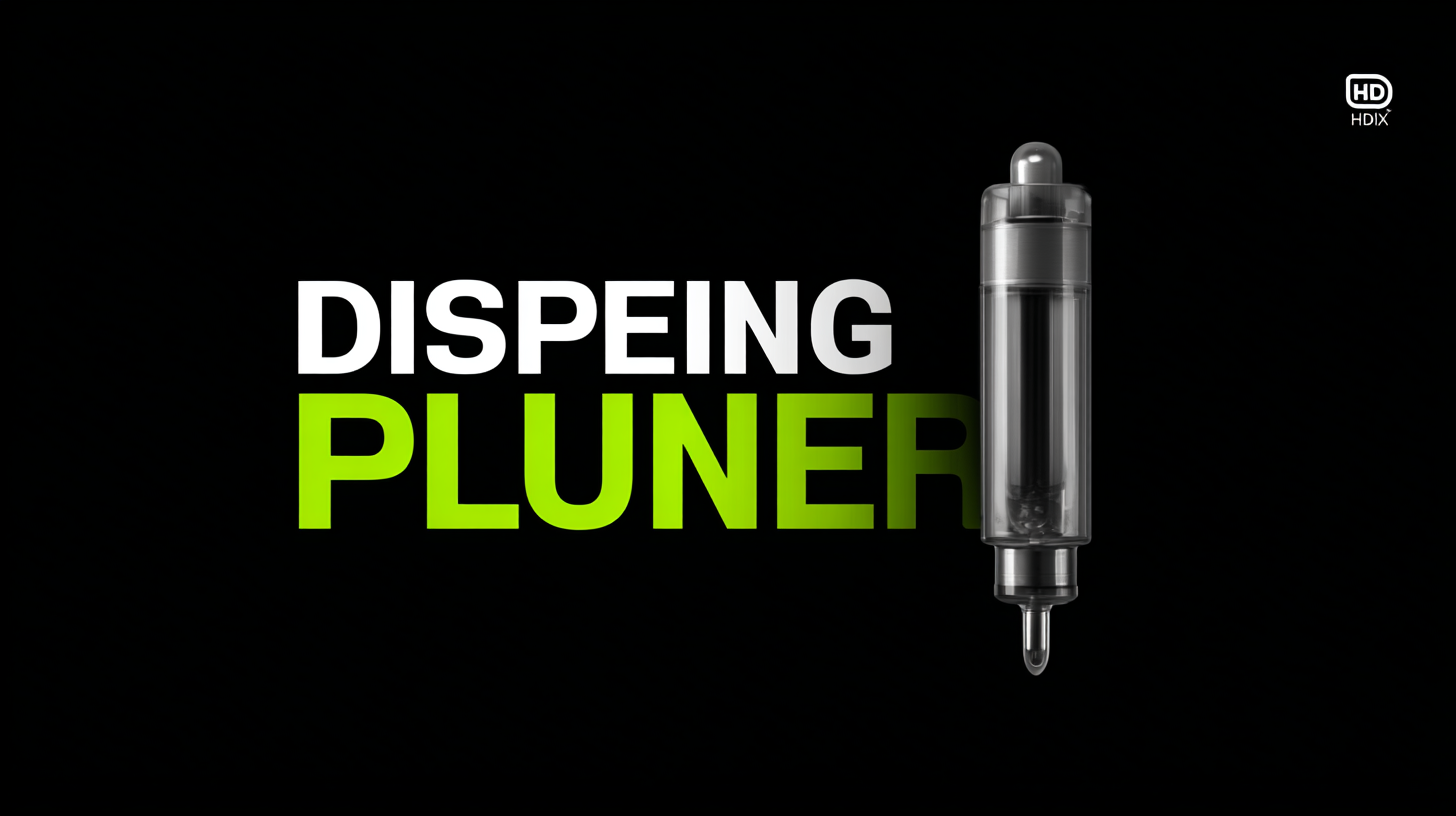 How to Identify Top Suppliers for the Best Dispensing Plunger Products