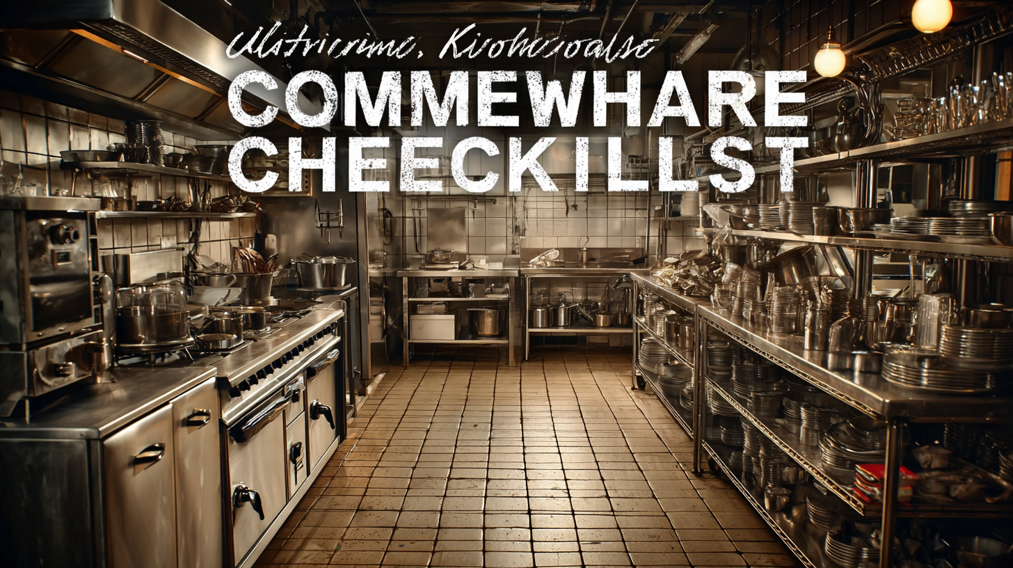 Ultimate Guide to Your Best Commercial Kitchenware Checklist