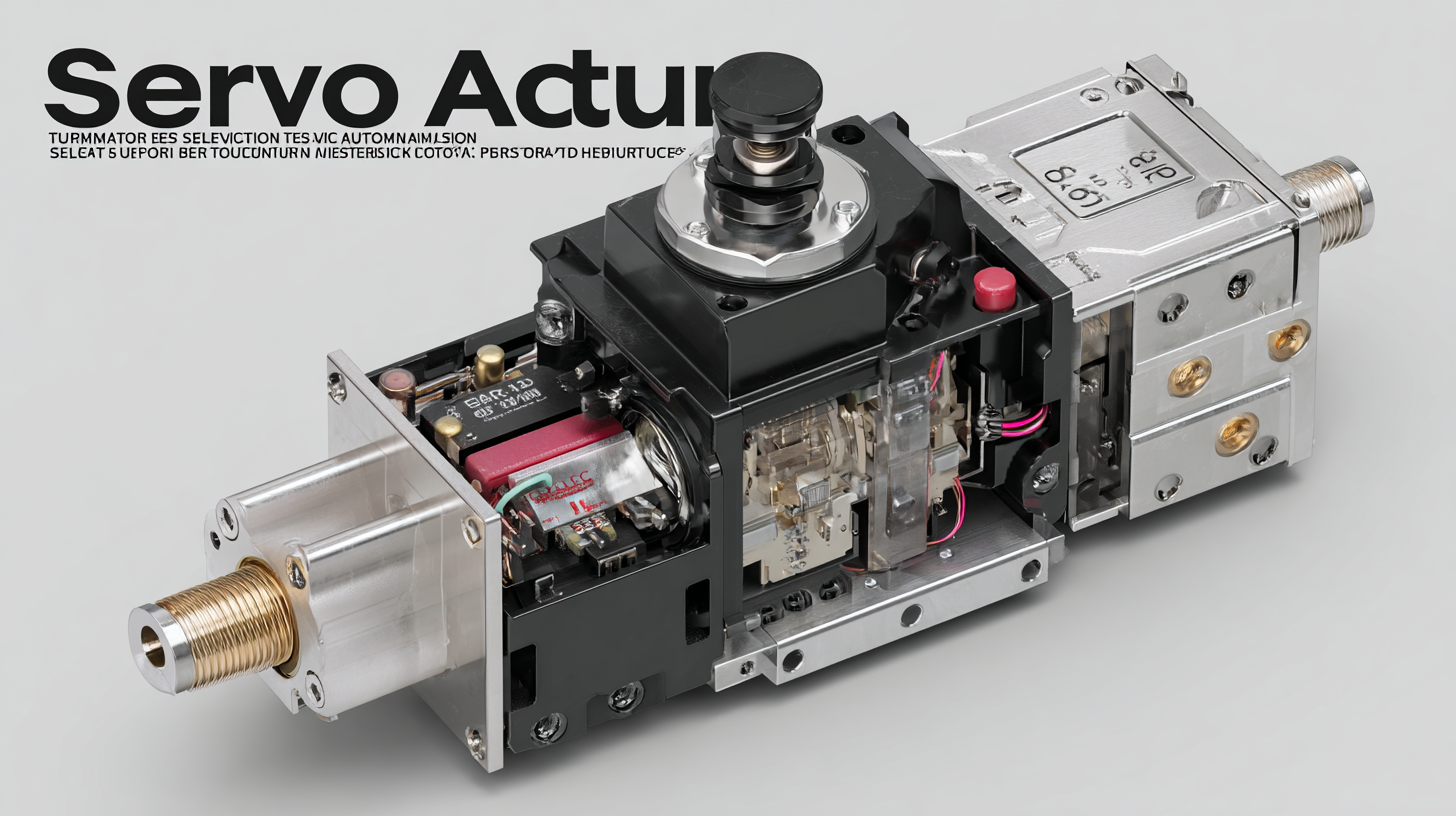 Transforming Automation: Ultimate Tactics for Selecting the Best Servo Actuator