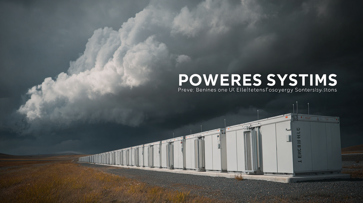 7 Proven Benefits of the Best Power Storage Systems for Sustainable Energy Solutions
