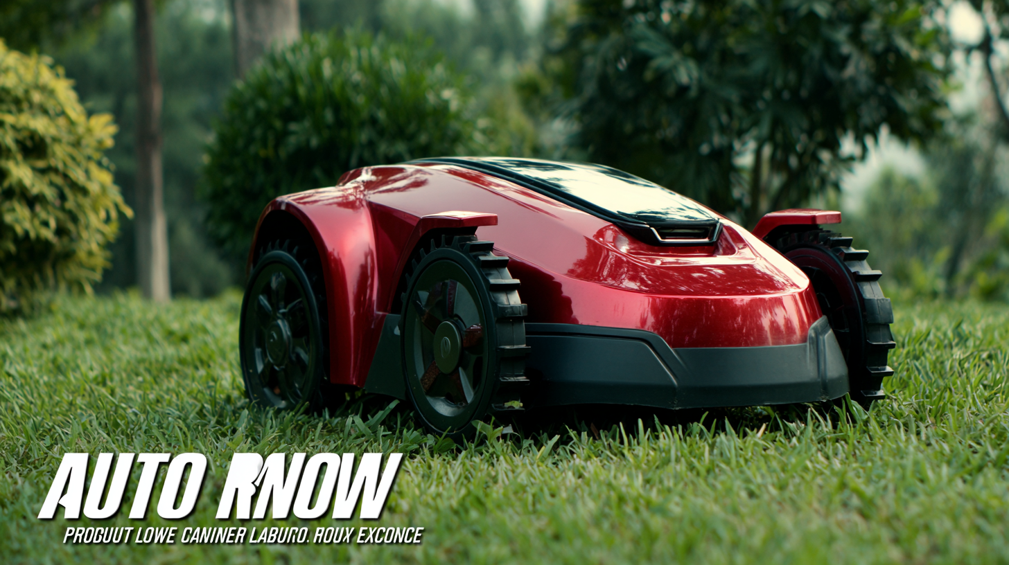 Proudly Crafted in China the Best Auto Robot Lawn Mower for Global Excellence