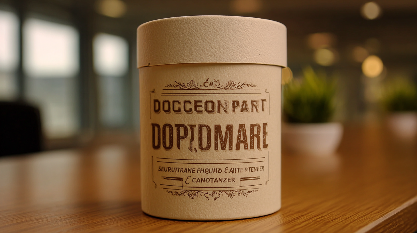 The Future of Eco Friendly Deodorant Paper Container Innovations