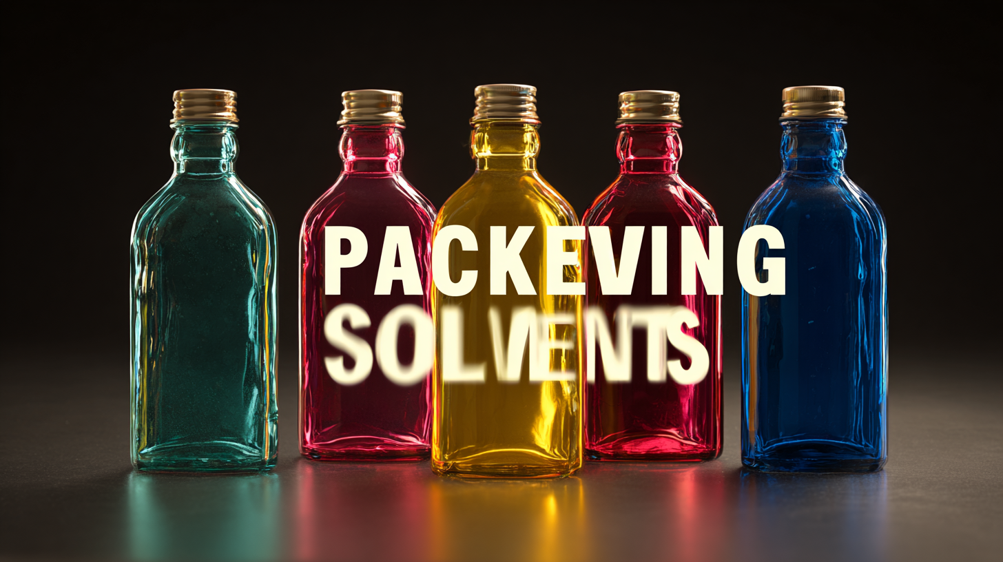 How to Choose the Best Packaging Solvents for Your Business Needs