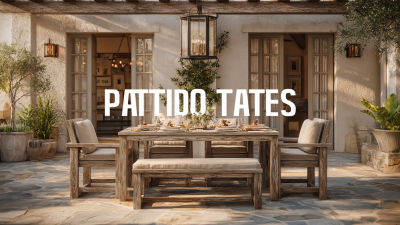 The Ultimate Guide to Selecting the Best Dining Table Sets for Your Patio Space