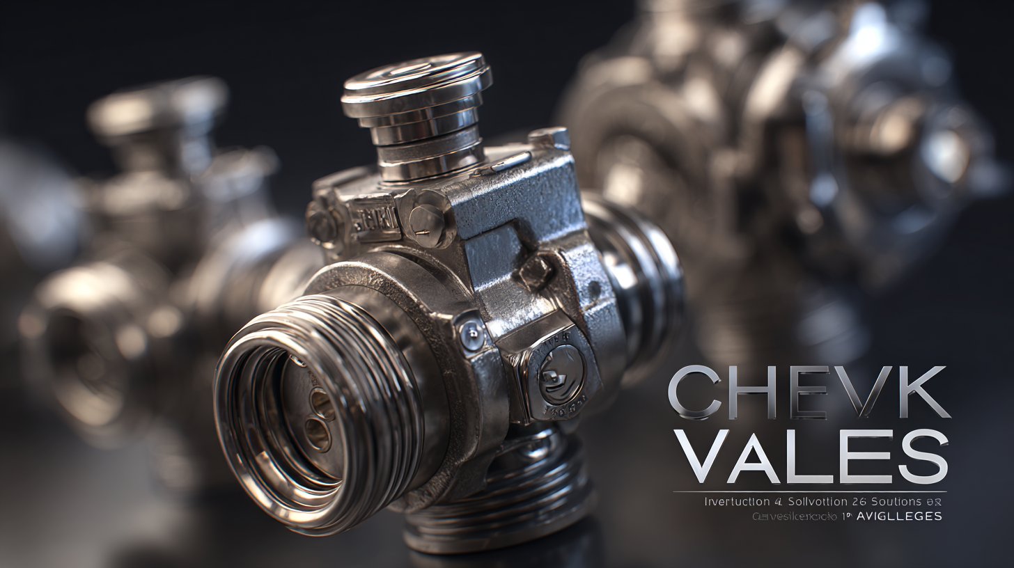 Innovative Solutions for Your Check Valve Challenges